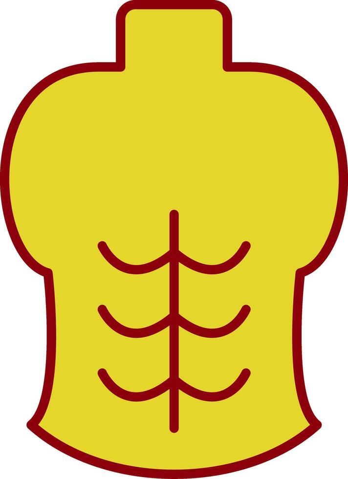 Abs Line Two Color Icon vector