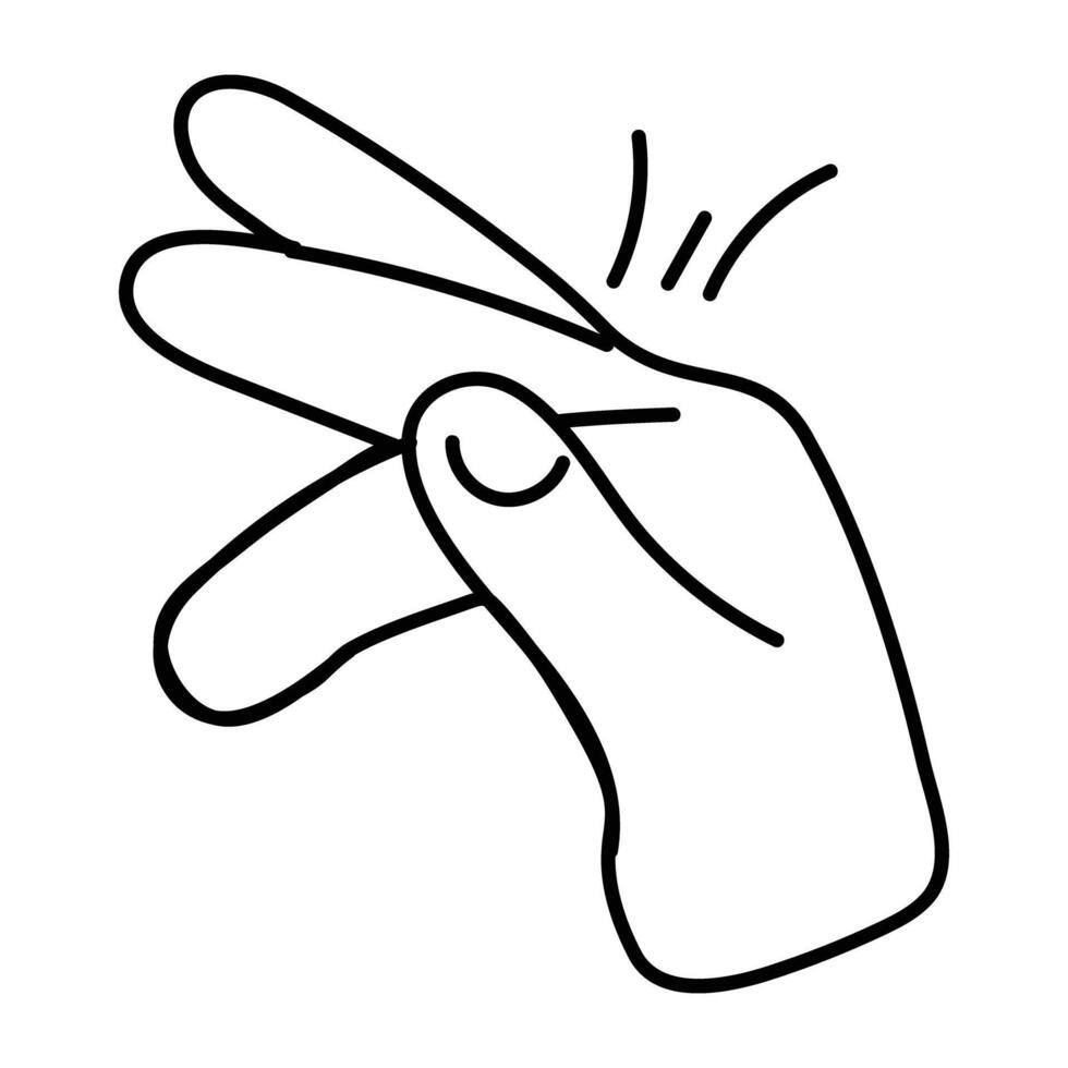 Trendy Sign Language vector