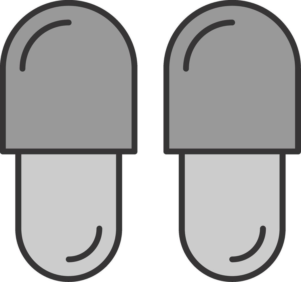 Slipper Fillay Icon vector