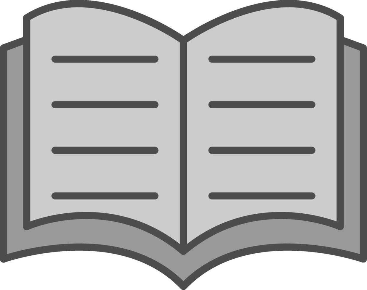 Book Fillay Icon vector