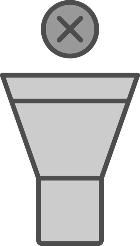 Mute Line Two Color Icon vector