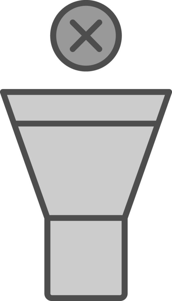 Mute Line Two Color Icon vector