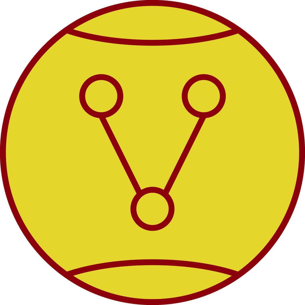 Share Option Line Two Color Icon vector