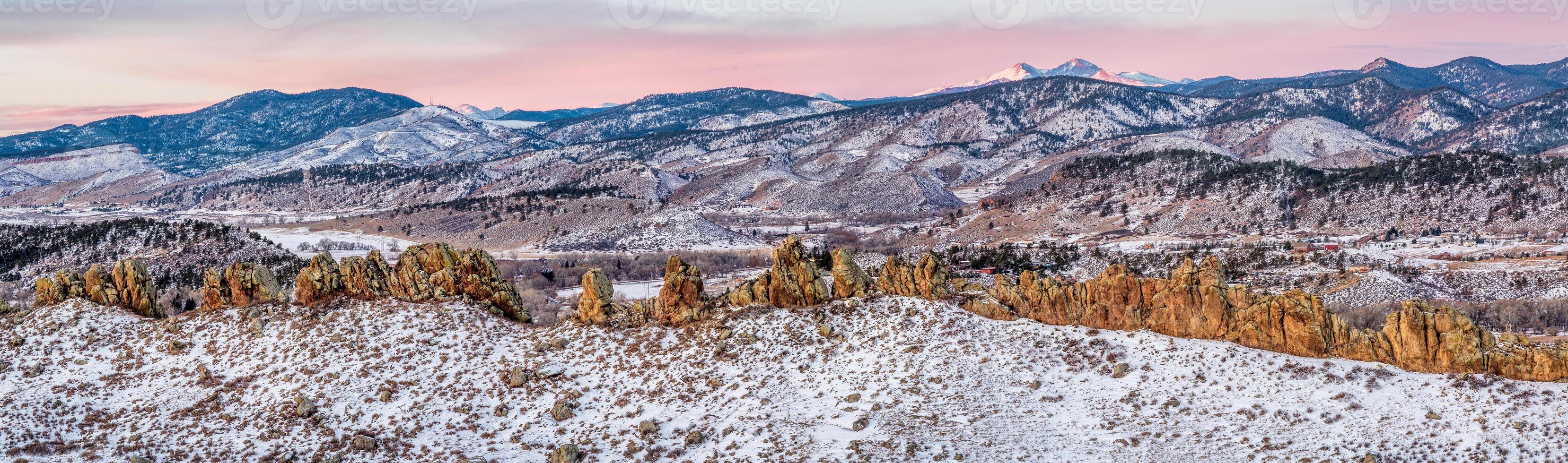 Devils Backbone and Longs Peak photo