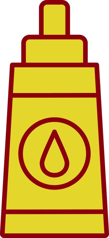 Lubricant Line Circle Icon vector
