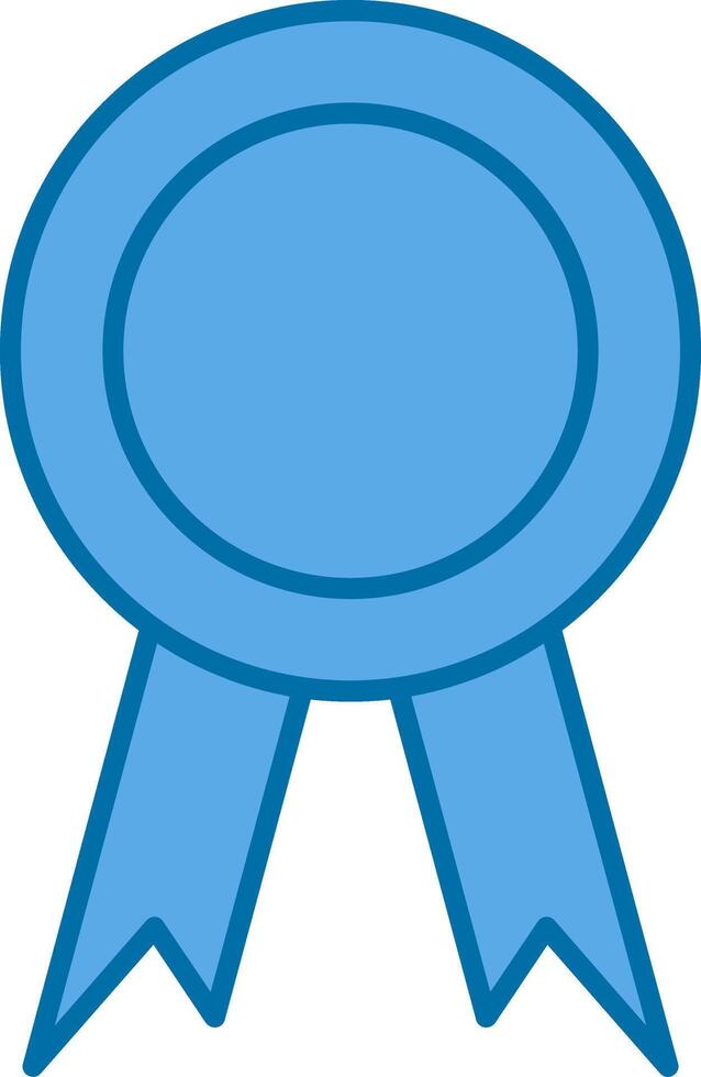 Award Line Two Color Icon vector