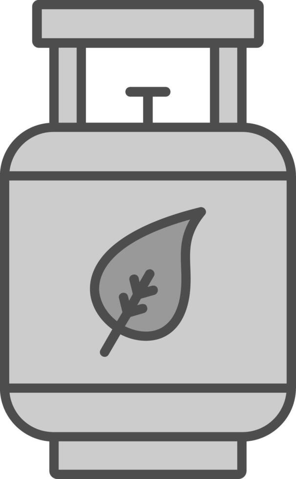 Eco Gas Fillay Icon vector