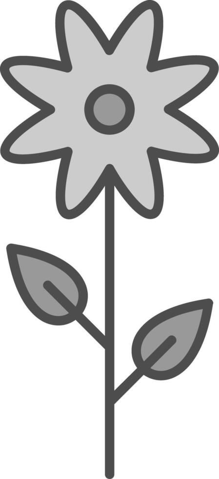 Flower Fillay Icon vector