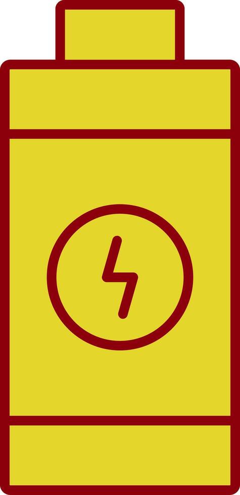Battery Line Two Color Icon vector