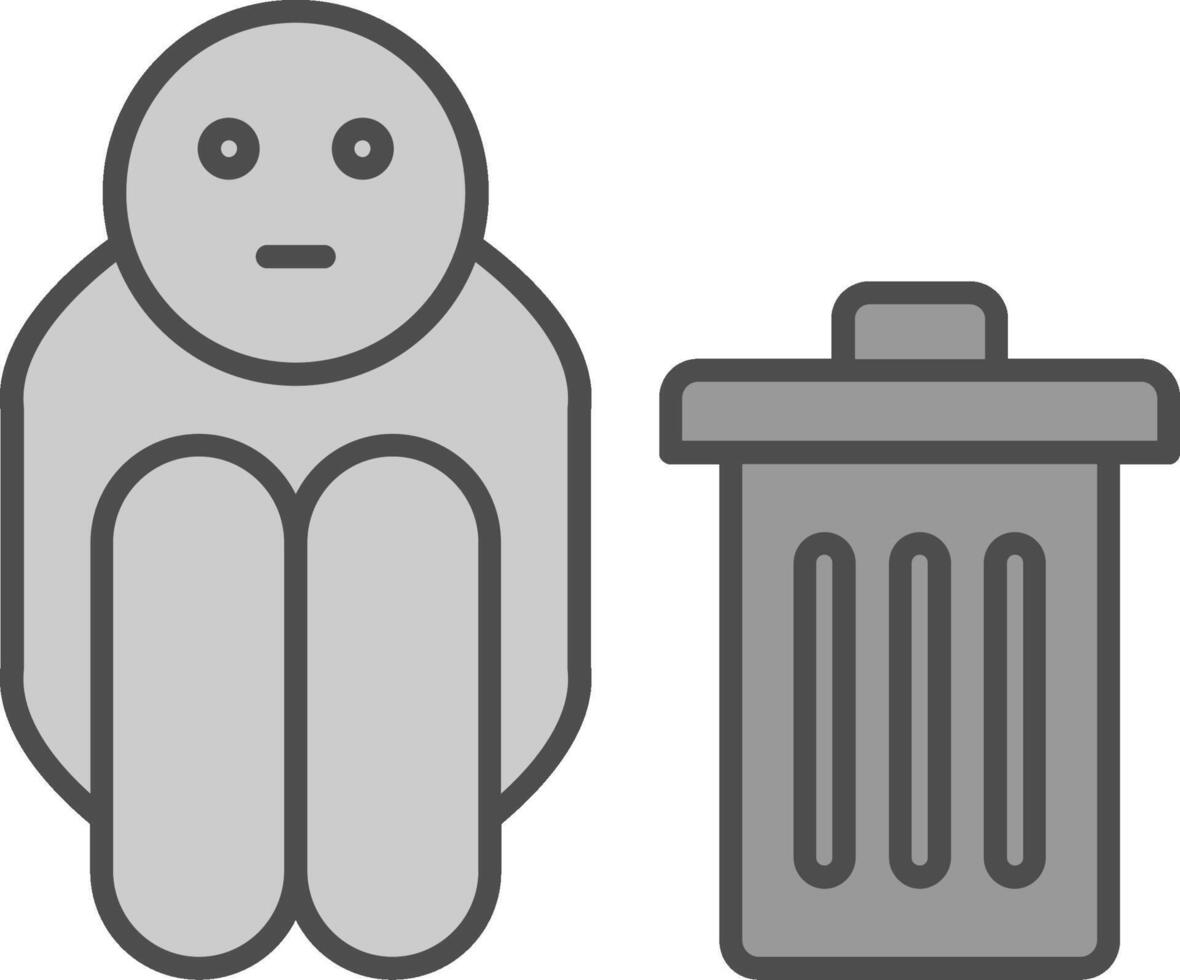 Scavenger Fillay Icon vector