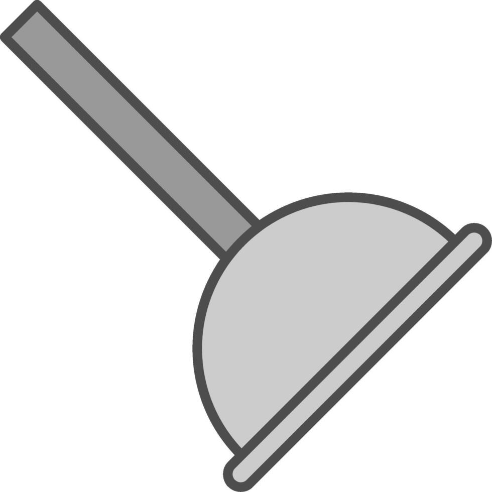 Plunger Fillay Icon vector