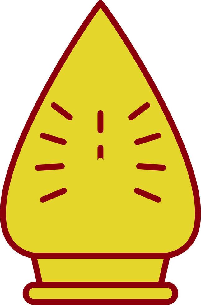Iron Line Two Color Icon vector