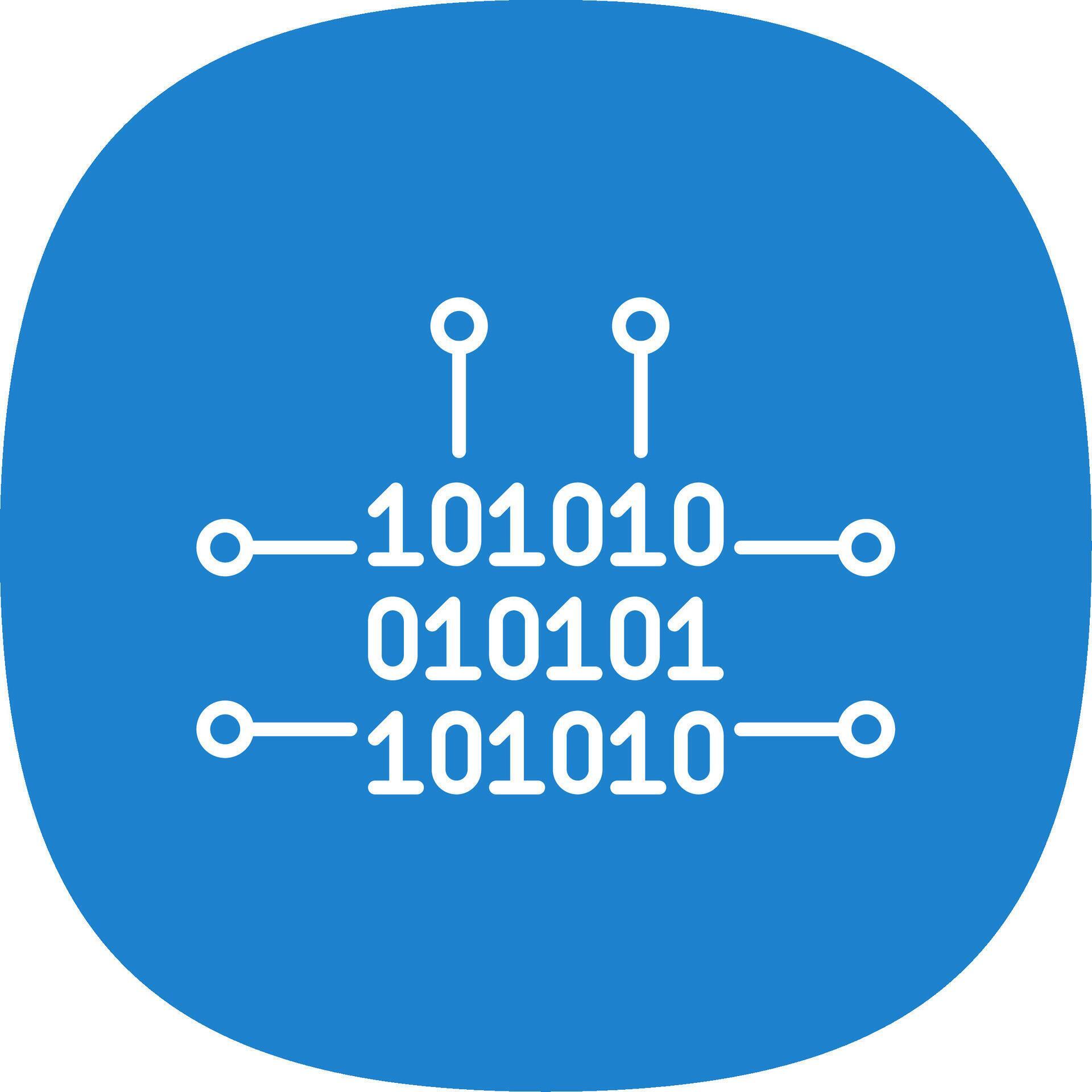 Binary Code Line Curve Icon 42775430 Vector Art at Vecteezy