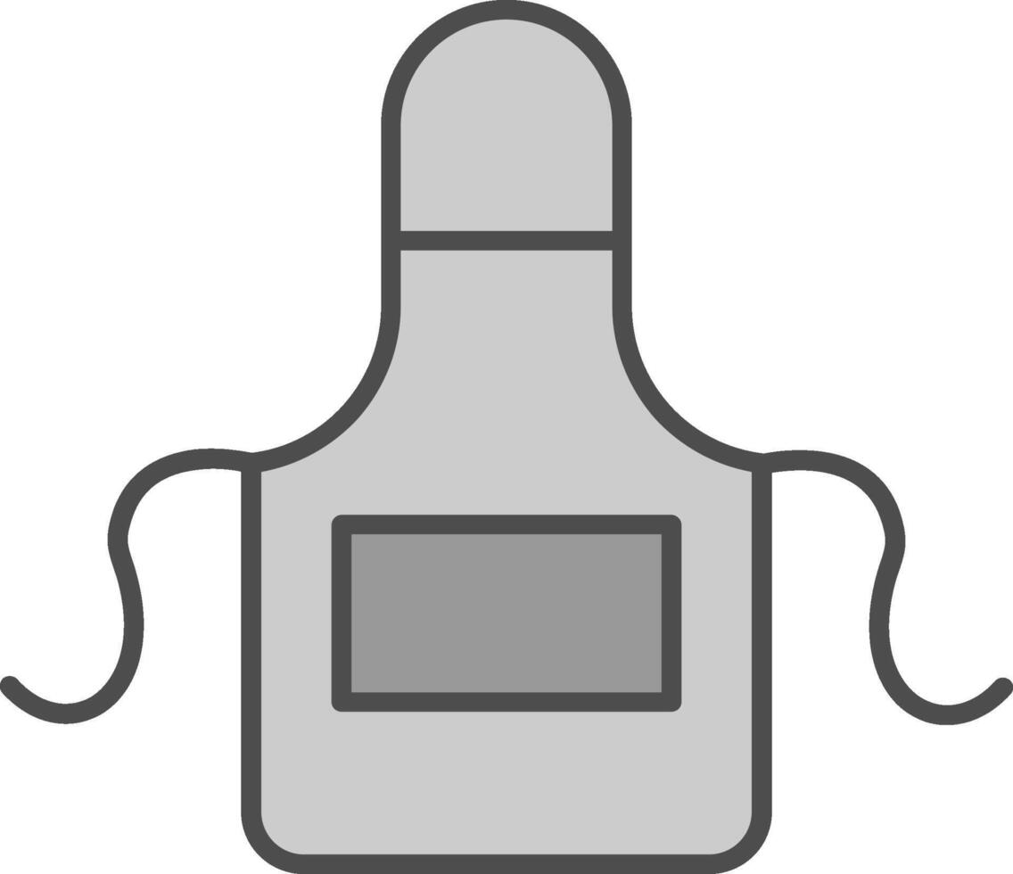 Apron Fillay Icon vector