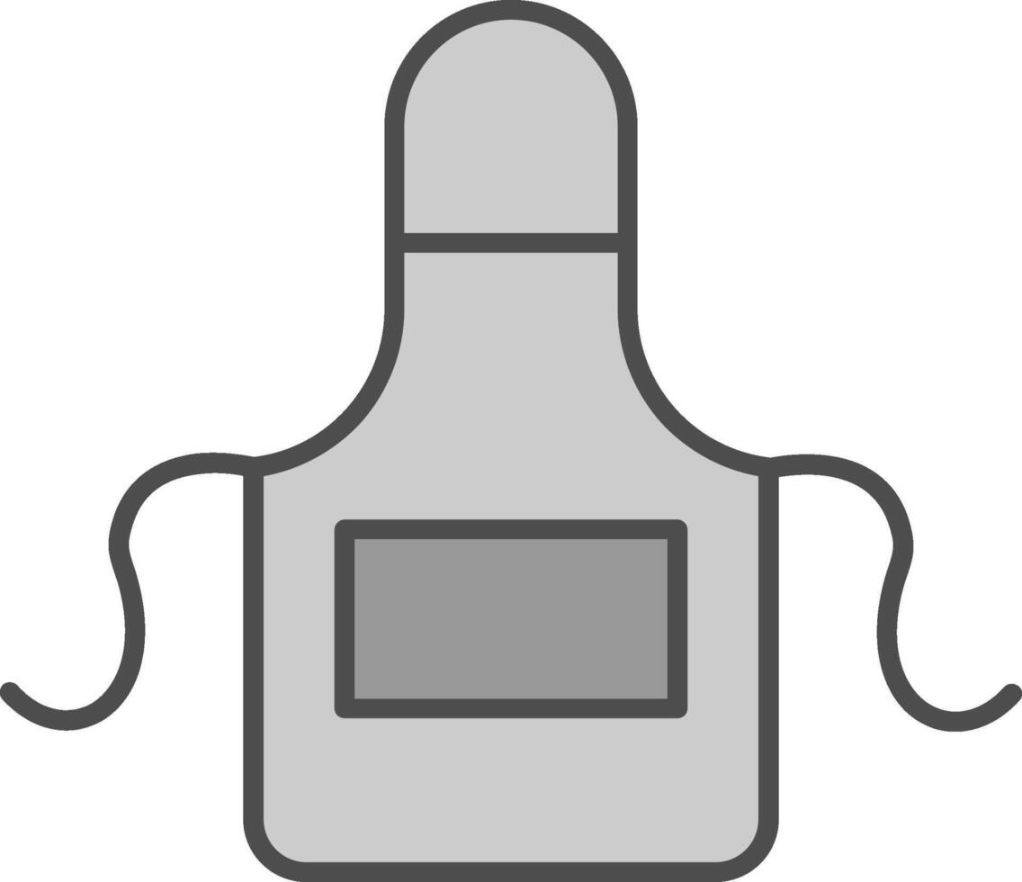 Apron Fillay Icon vector