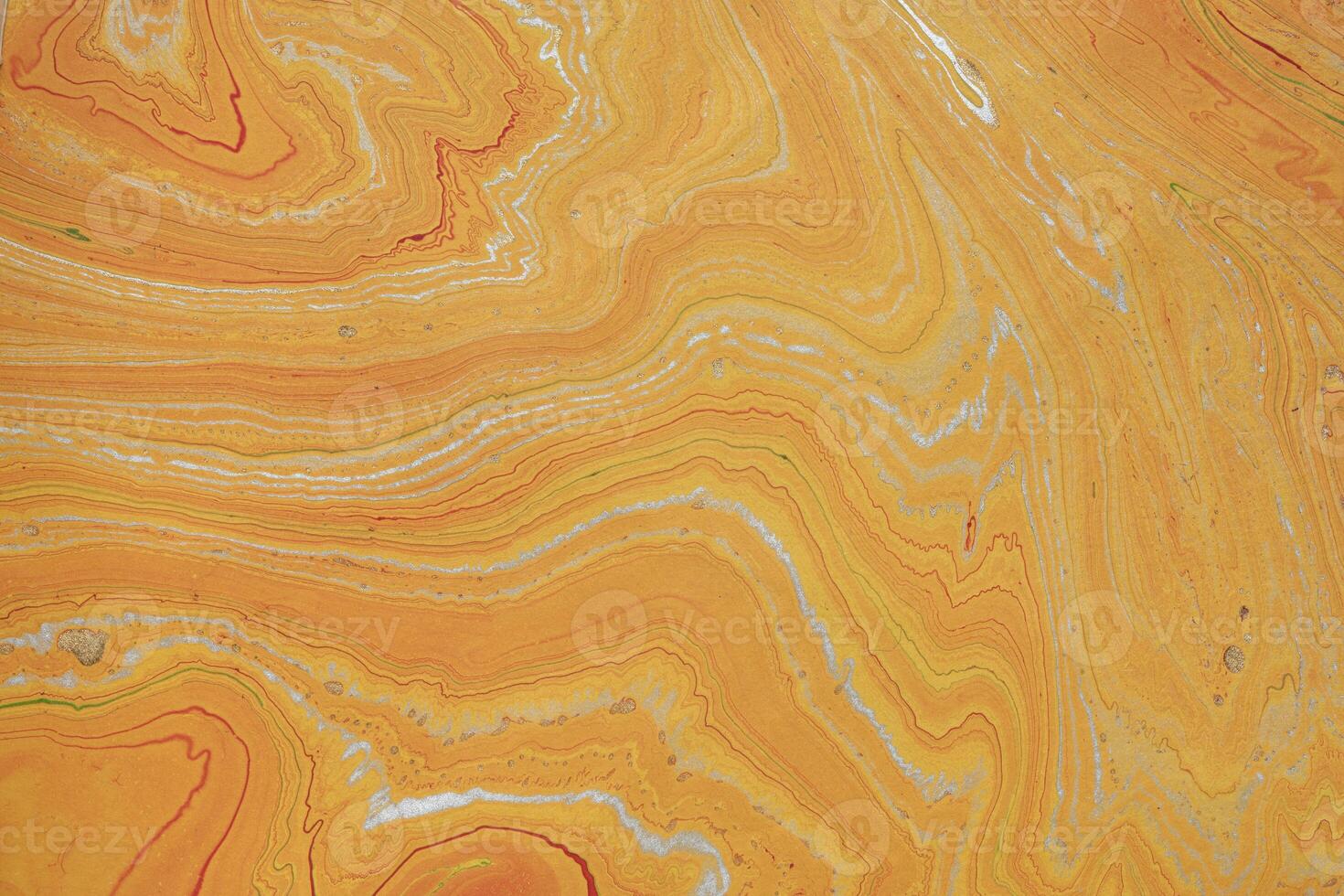 orange and gold marbled paper background photo