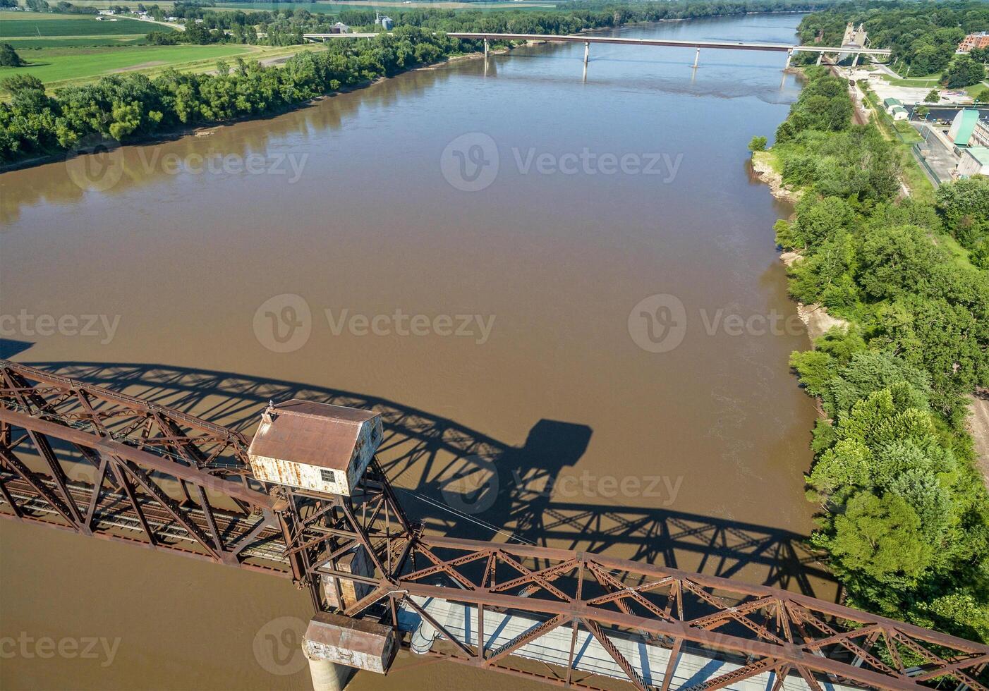 Railroad Katy Bridge at Boonville photo