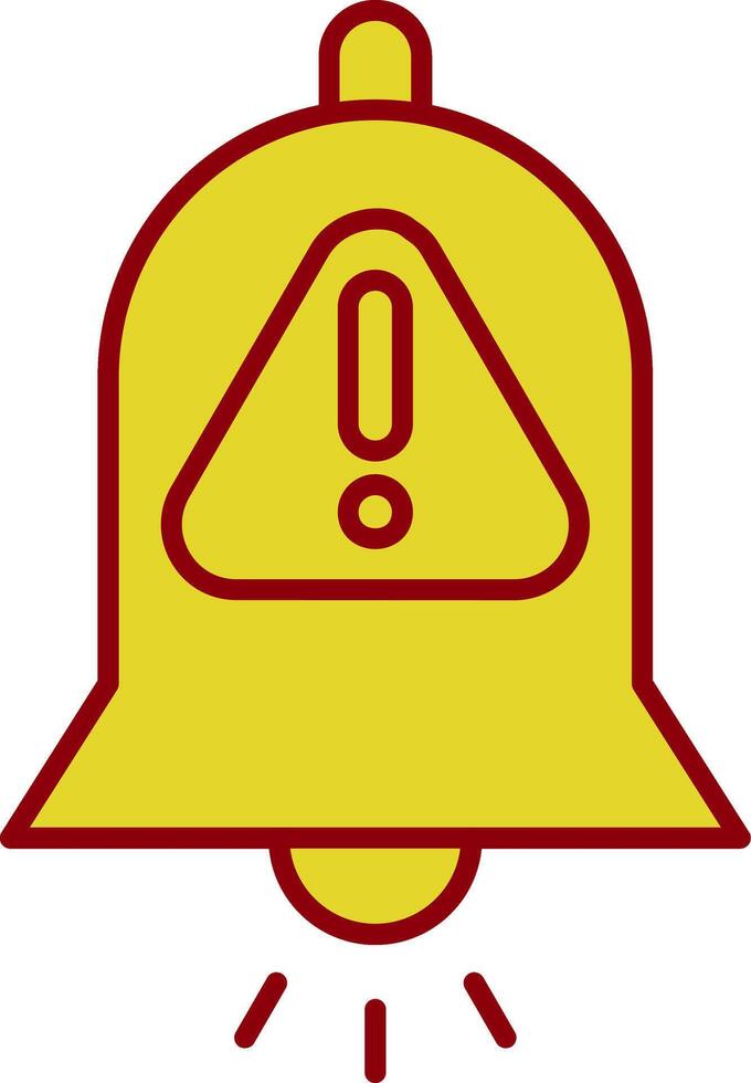Interruption Line Two Color Icon vector