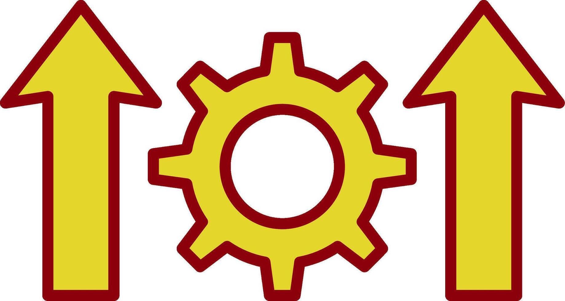 Automation Line Two Color Icon vector