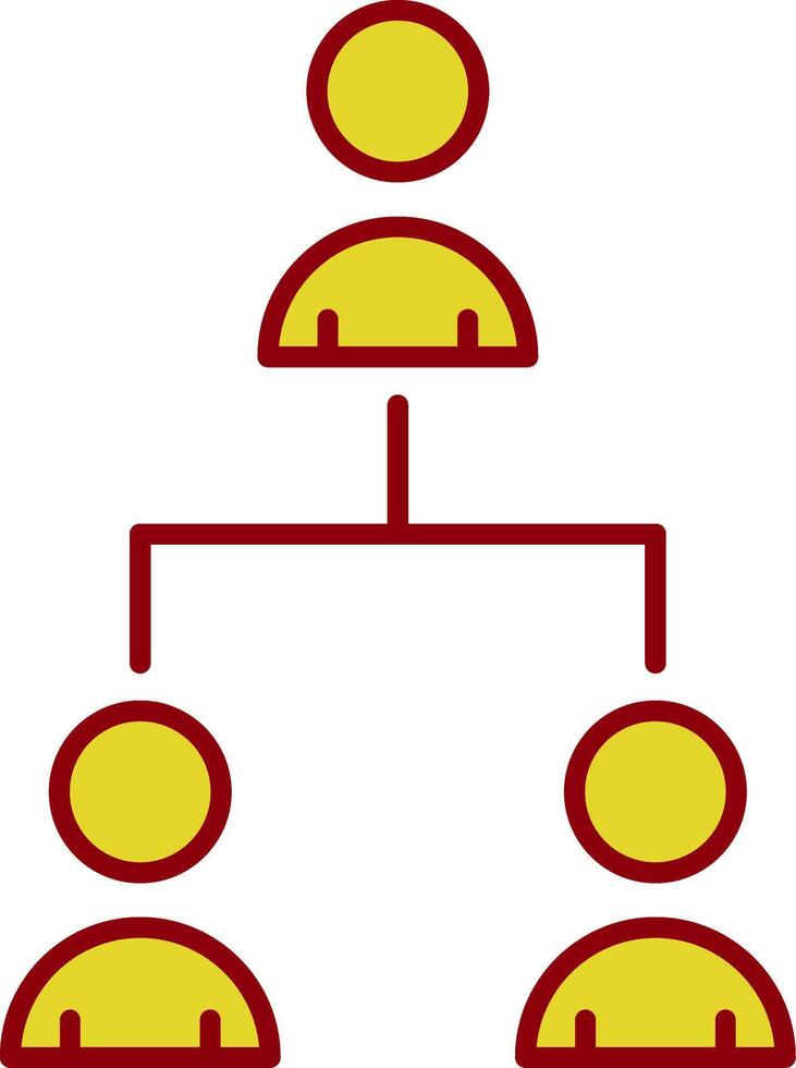 Hrm Line Two Color Icon vector
