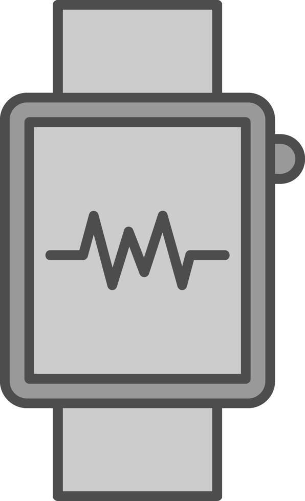 Smartwatch Fillay Icon vector