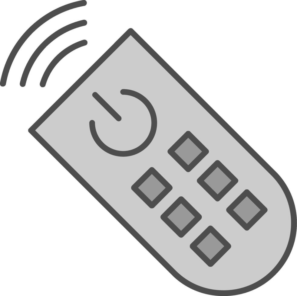 Remote Control Fillay Icon vector