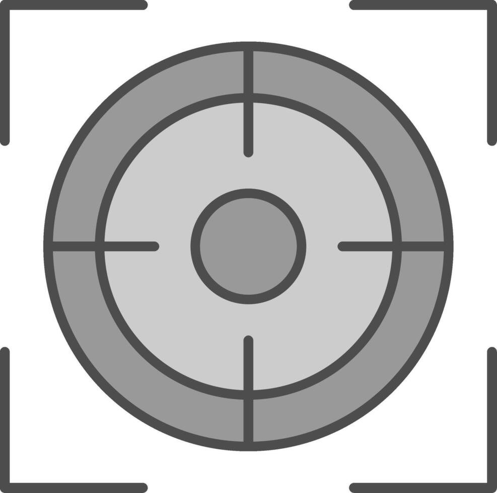 Focus Fillay Icon vector