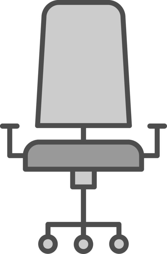 Chair Fillay Icon vector
