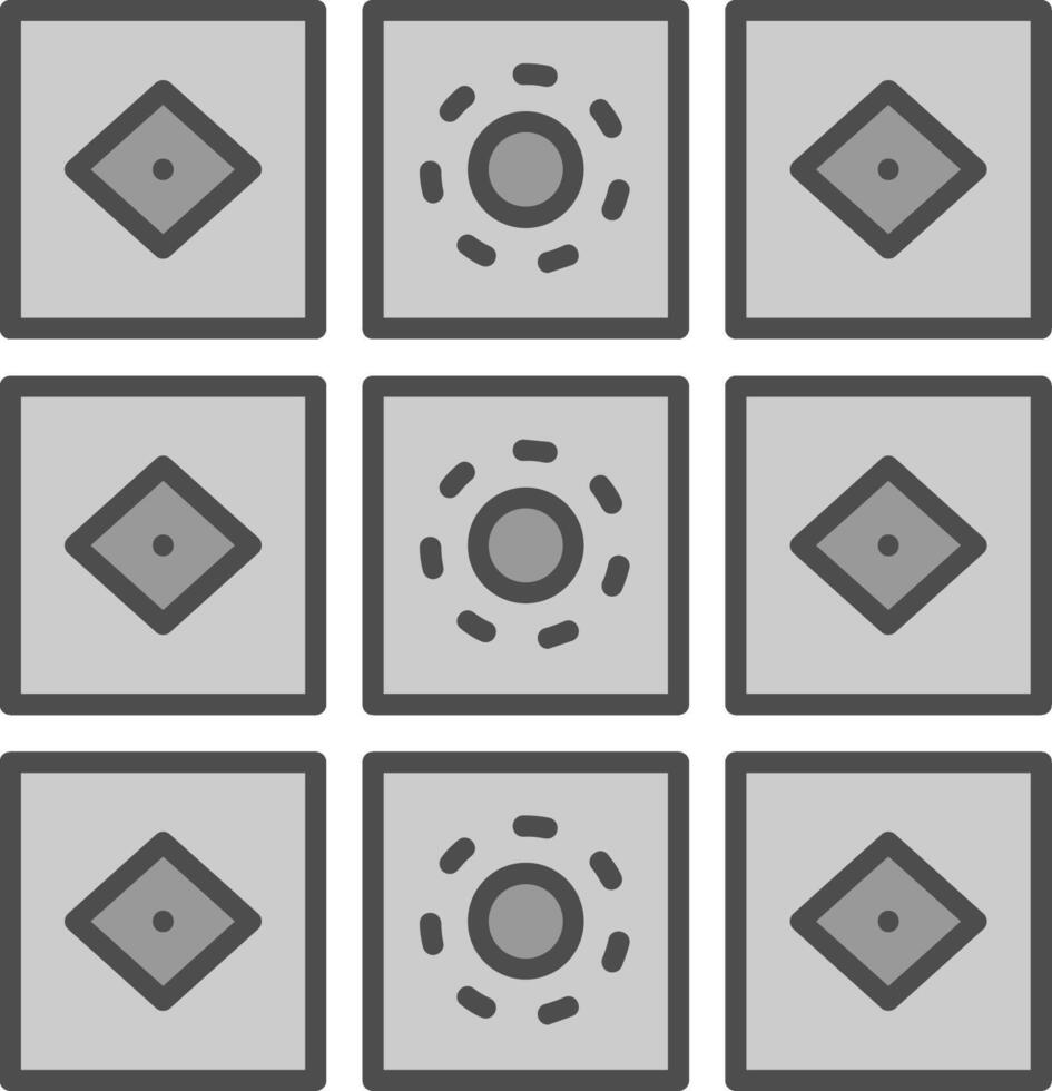 Tiles Fillay Icon vector