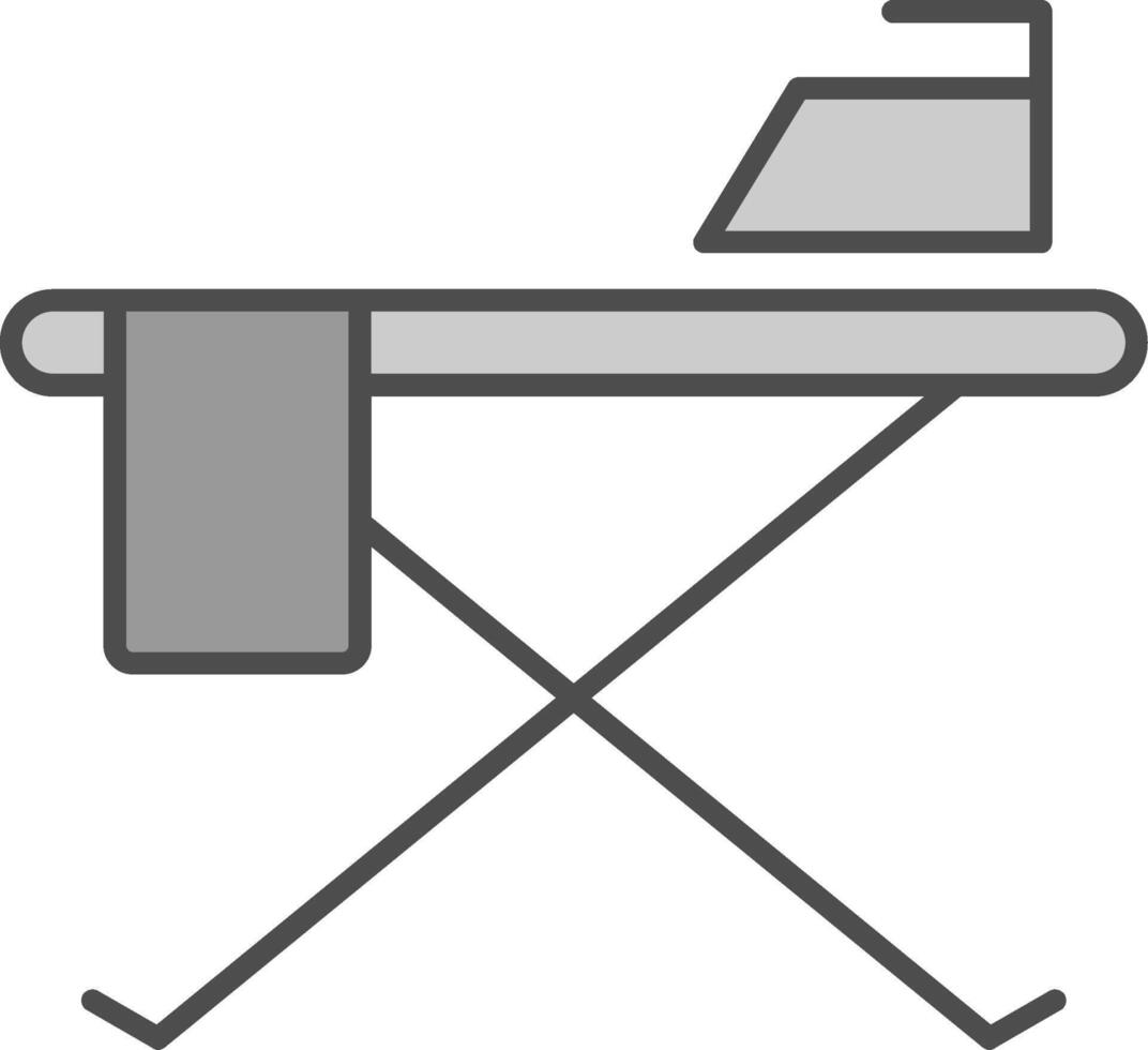 Iron Board Fillay Icon vector