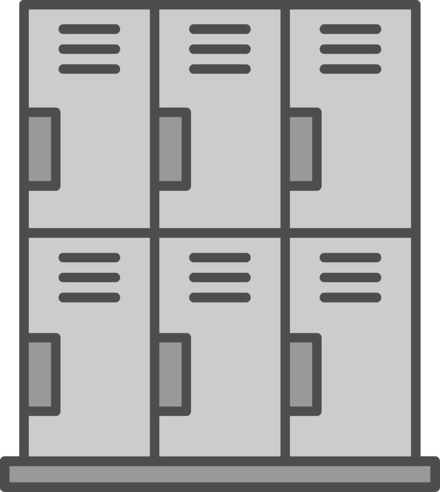 Locker Fillay Icon vector