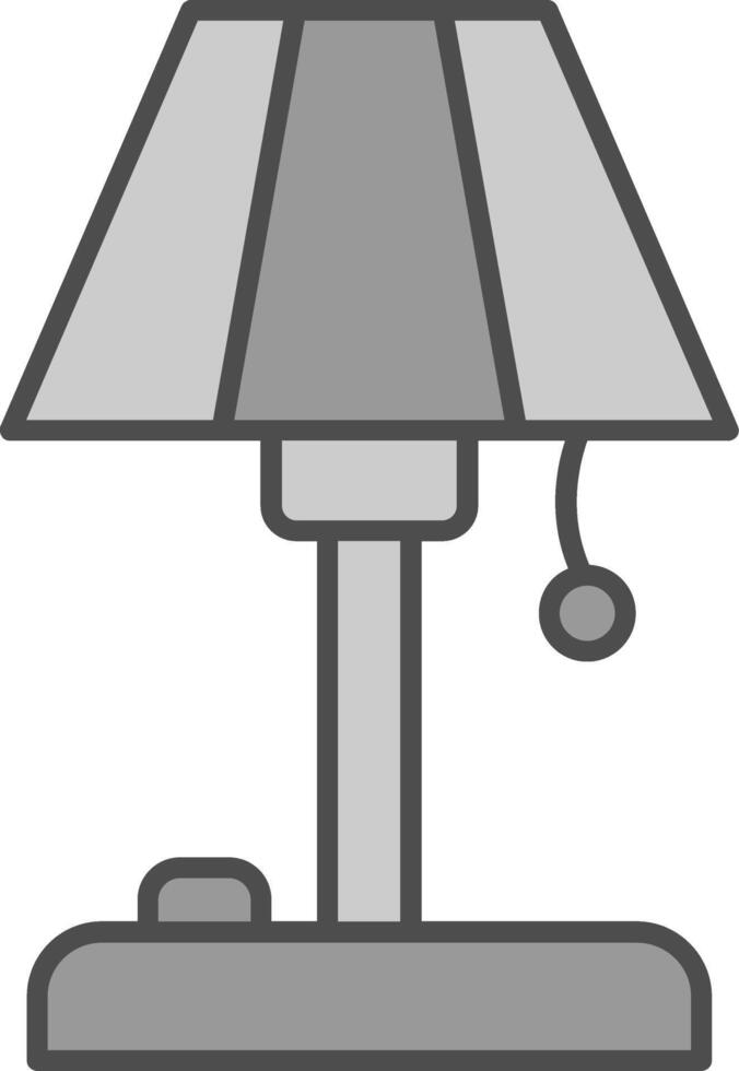 Floor Lamp Fillay Icon vector