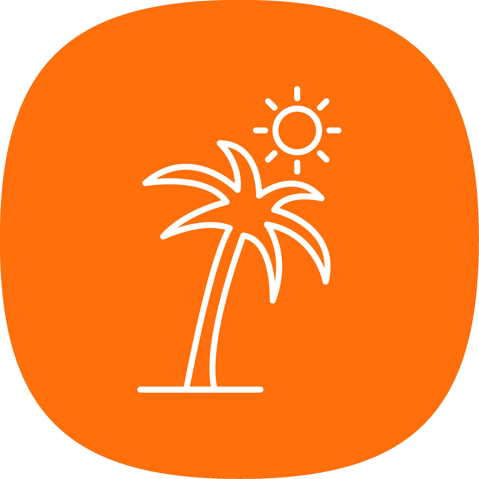 Plam Tree Line Curve Icon 42776162 Vector Art at Vecteezy