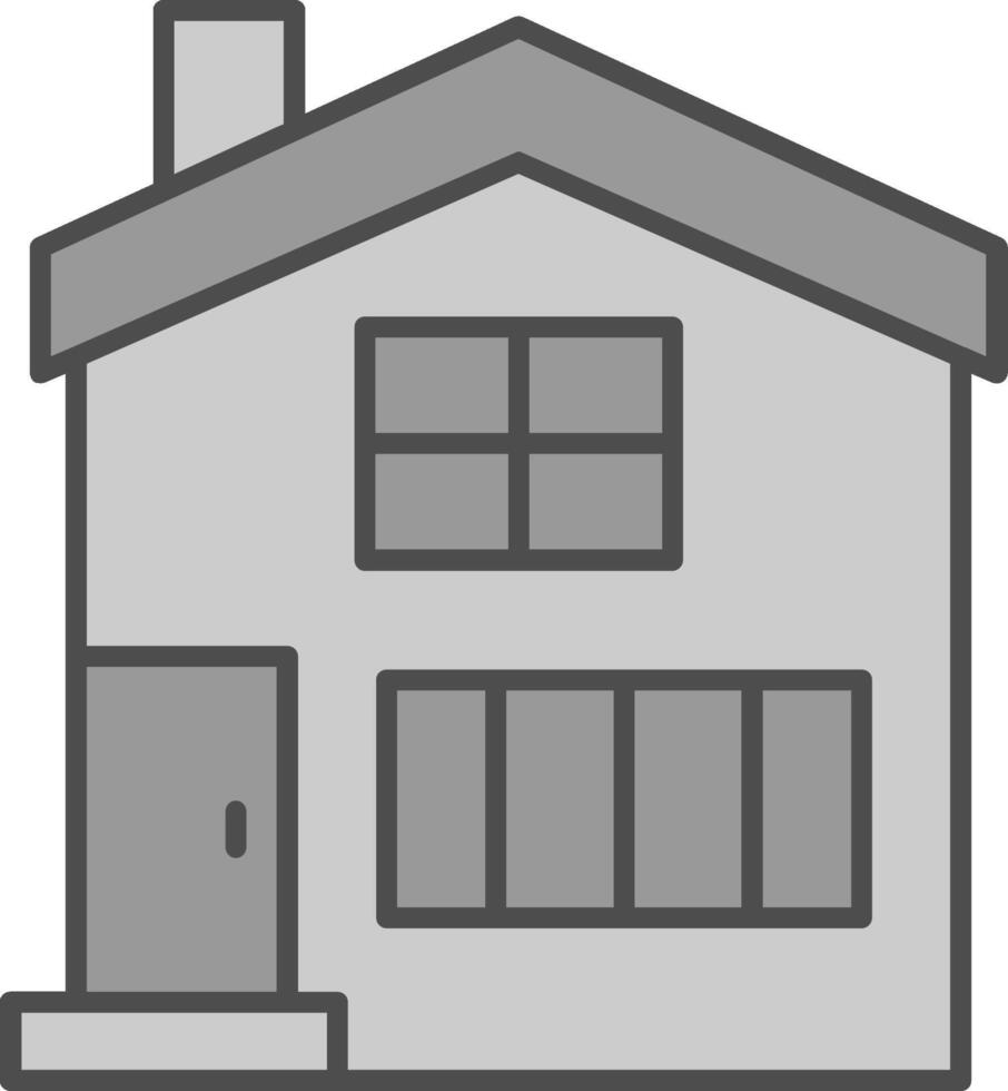 Roof Fillay Icon vector