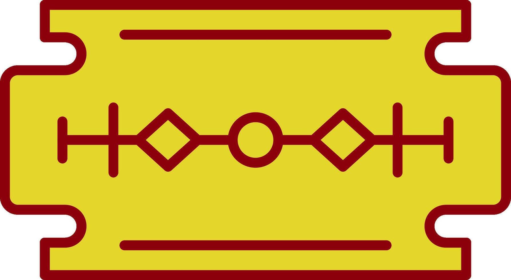 Blade Line Two Color Icon vector