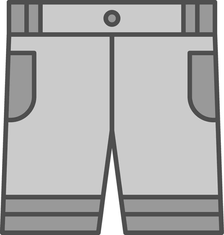 Shorts Fillay Icon vector