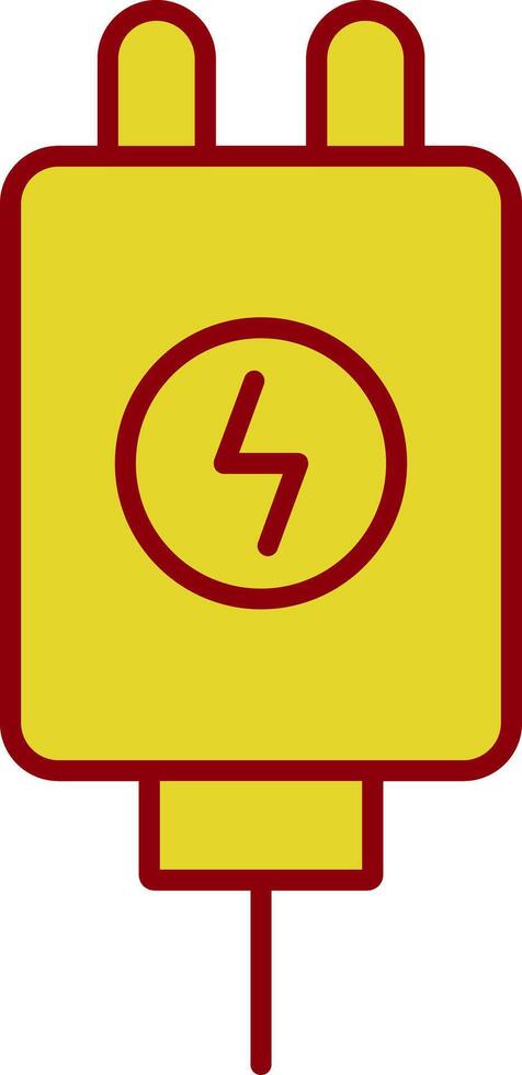Adapter Line Two Color Icon vector