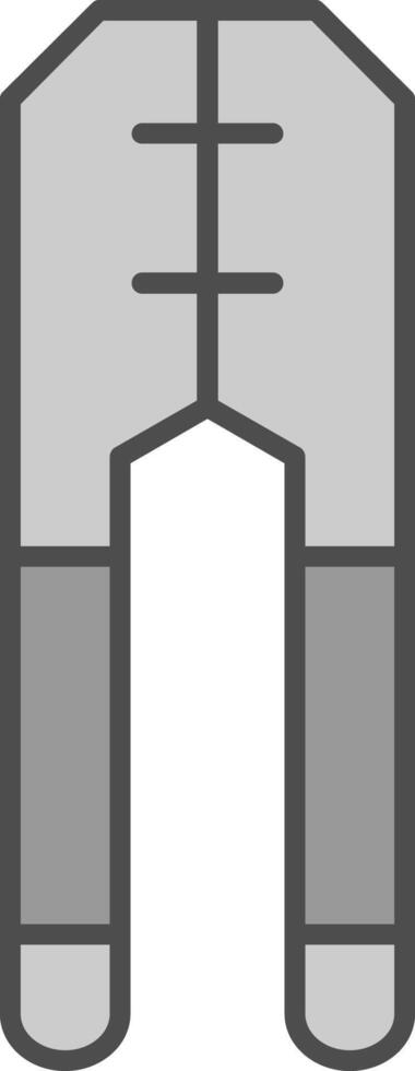 Crimping Fillay Icon vector