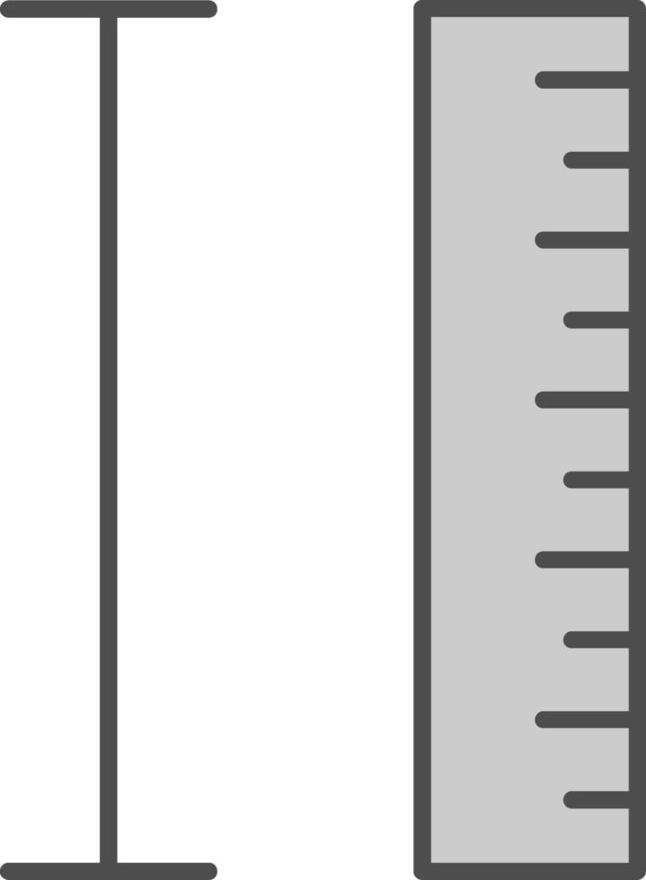 Measurement Fillay Icon vector