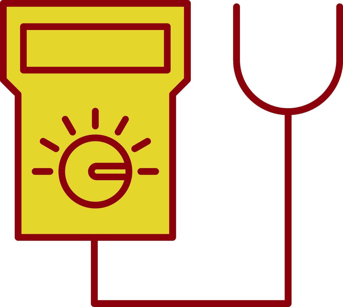 Tester Line Two Color Icon vector