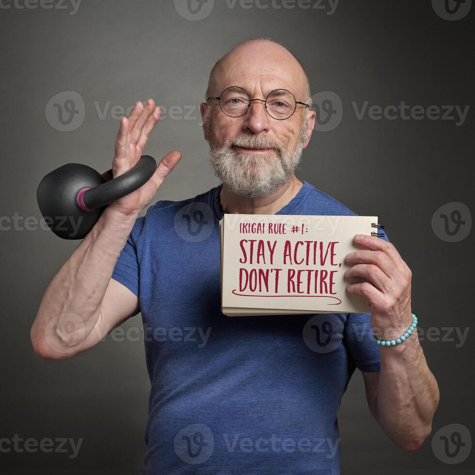 stay active, don't retire photo