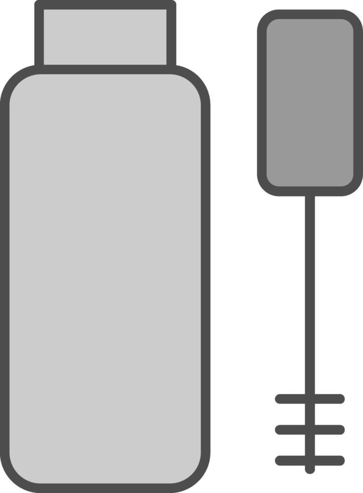 Mascara Fillay Icon vector