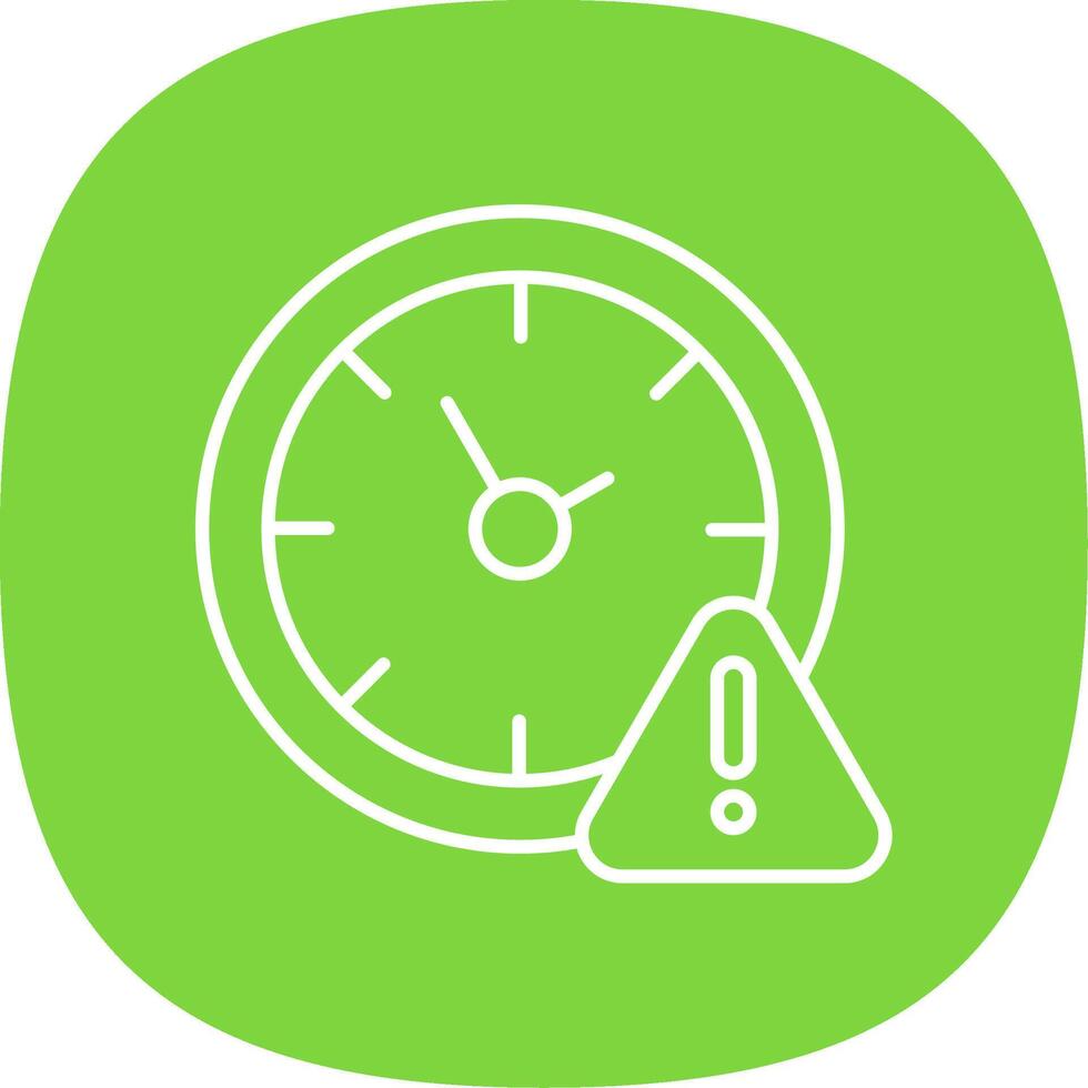 Timeline Line Curve Icon vector