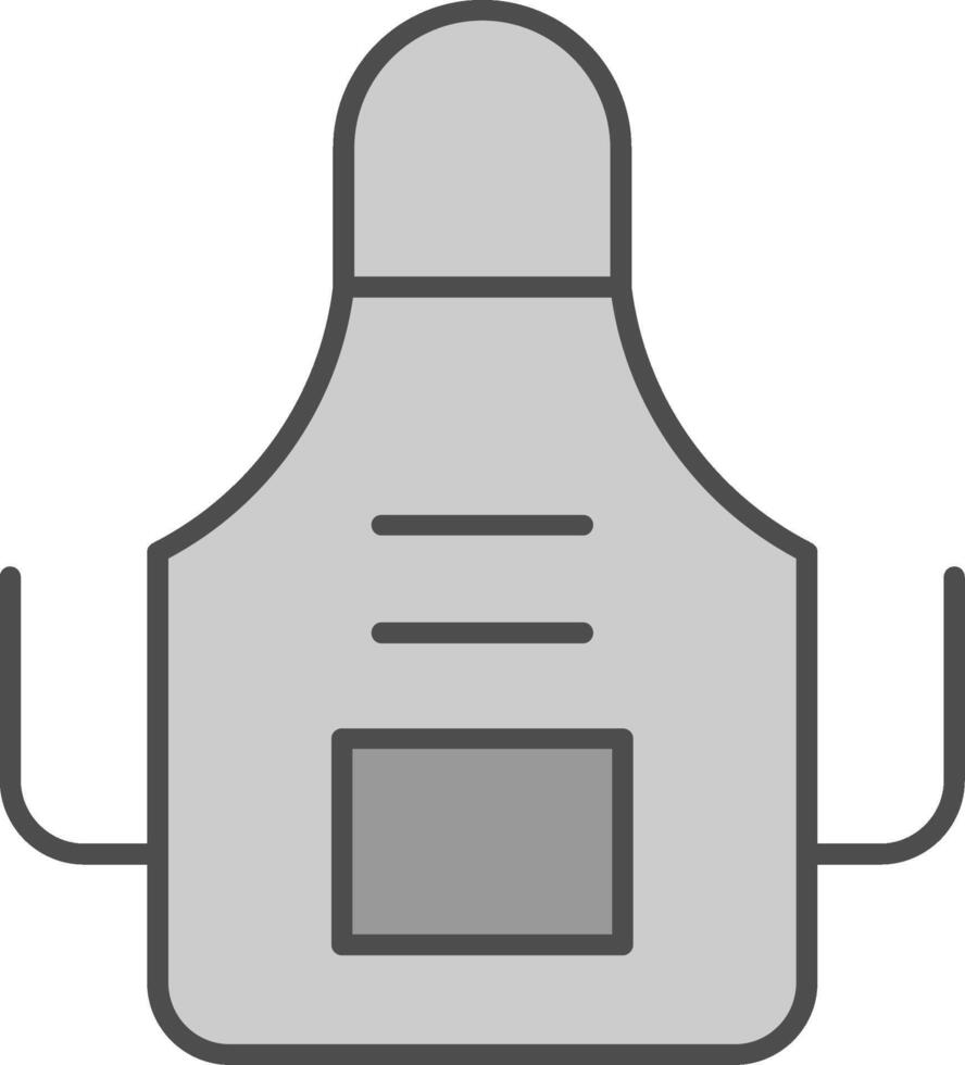 Apron Fillay Icon vector