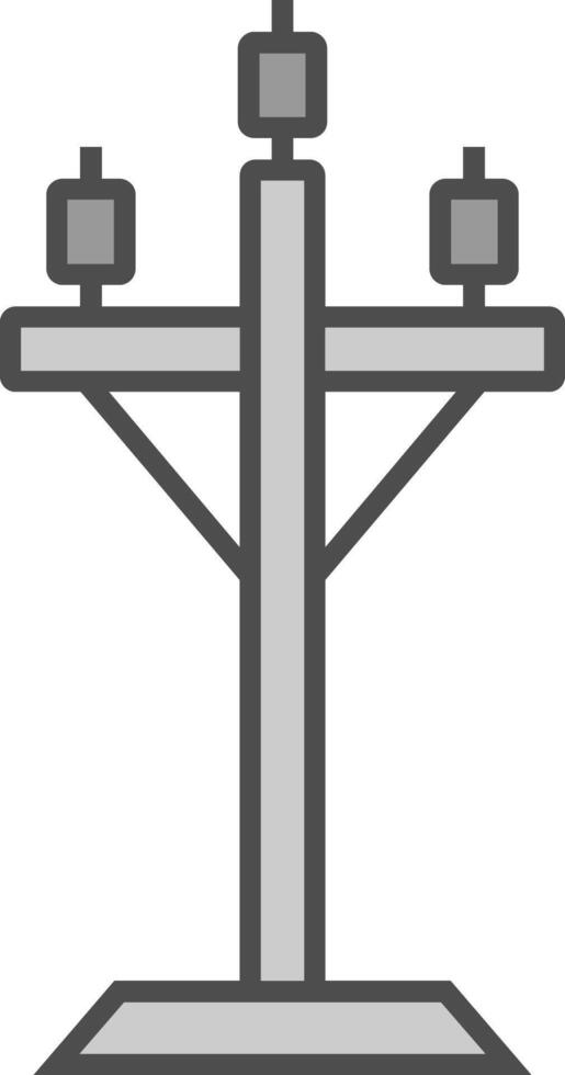 High Voltage Fillay Icon vector