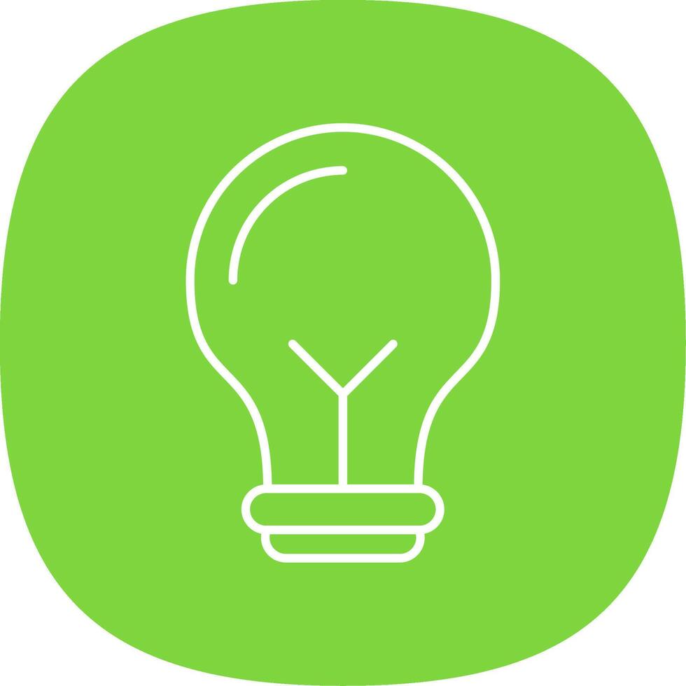 Solution Line Curve Icon vector