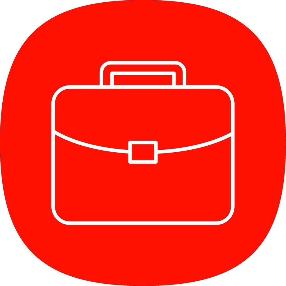 Brief Line Curve Icon vector