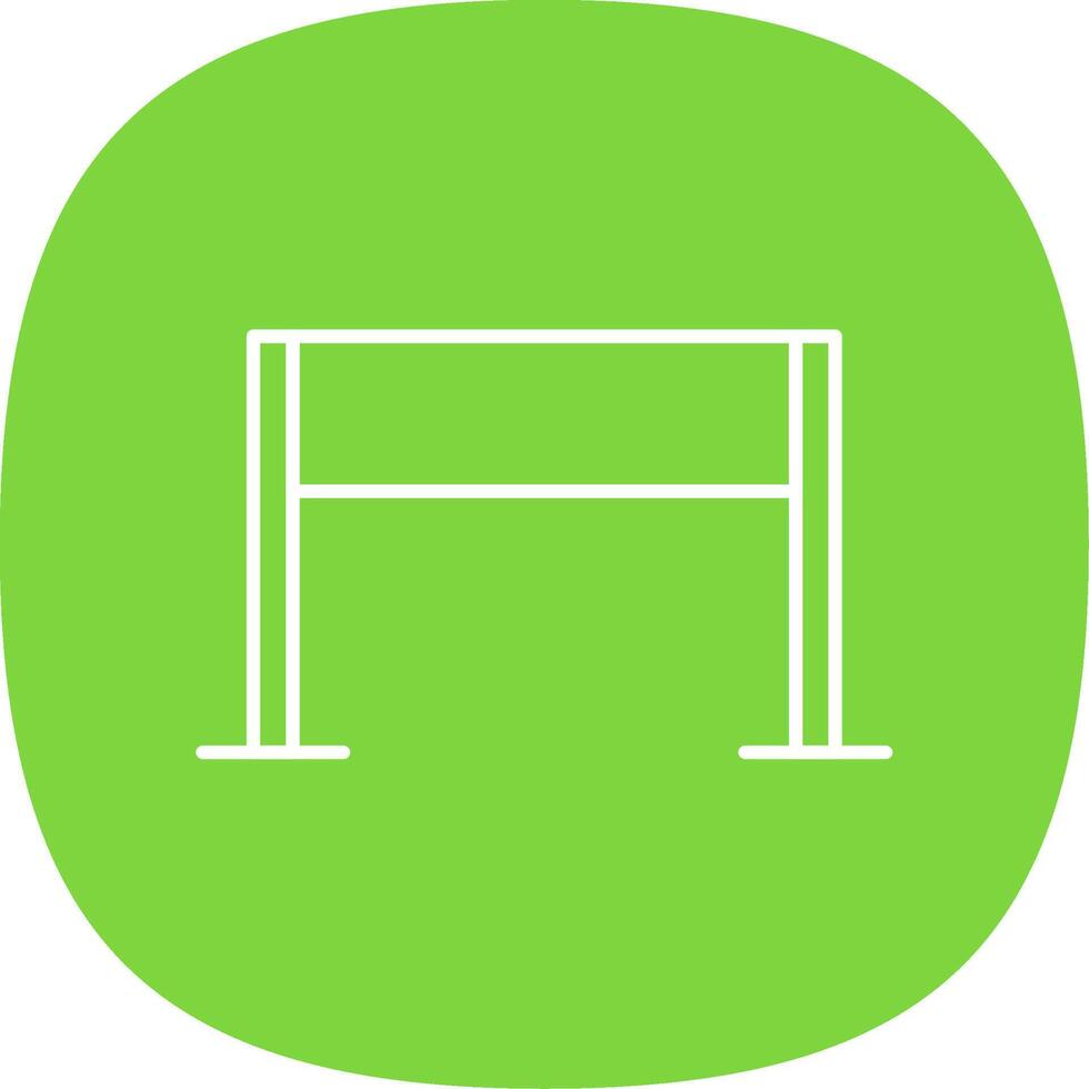 Gameplay Line Curve Icon vector