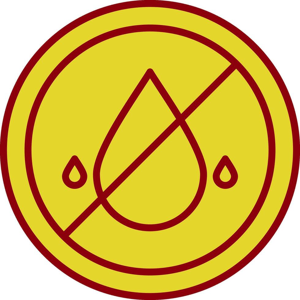 Embargo Line Two Color Icon vector