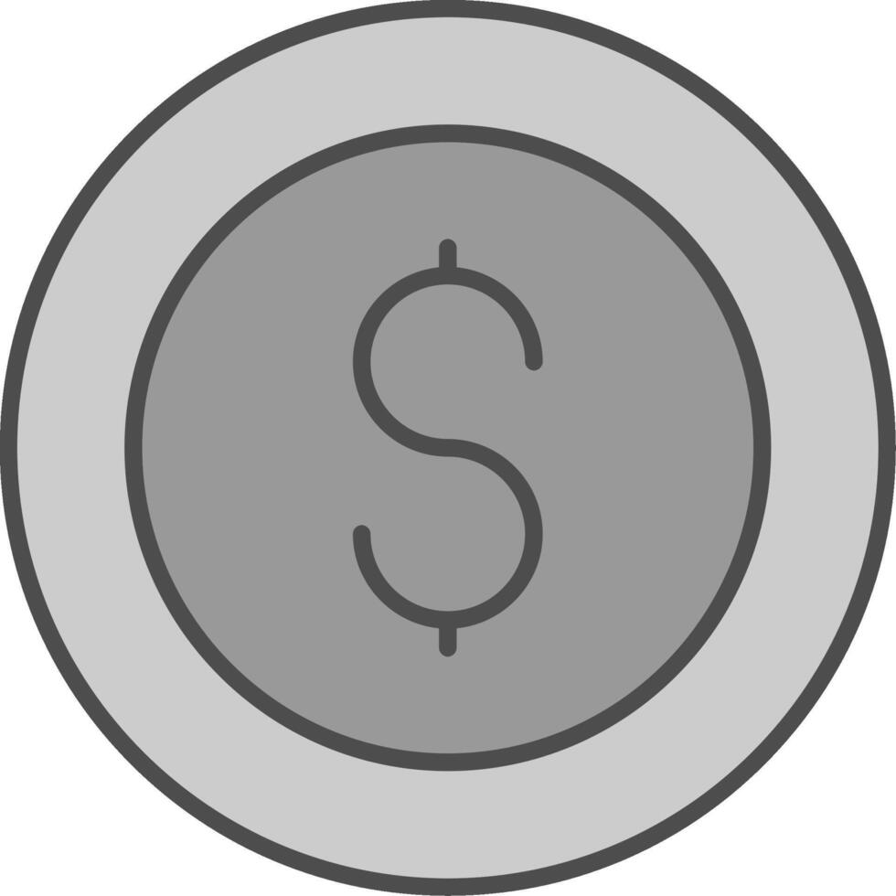 Coin Fillay Icon vector